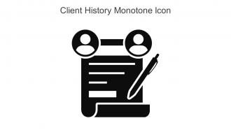 Client History Monotone Icon In Powerpoint Pptx Png And Editable Eps Format