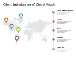 Client introduction of global reach