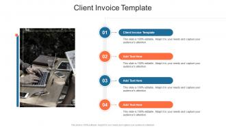 Client Invoice Template In Powerpoint And Google Slides Cpb
