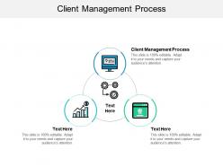 Client management process ppt powerpoint presentation file graphics cpb