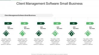 Client Management Software Small Business In Powerpoint And Google Slides Cpb