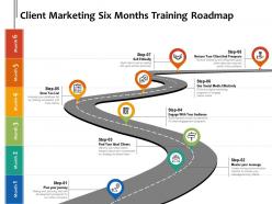 Client marketing six months training roadmap