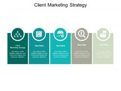 Client marketing strategy ppt powerpoint presentation gallery professional cpb