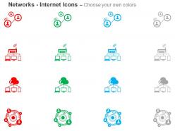 Client network cloud computing network ppt icons graphics