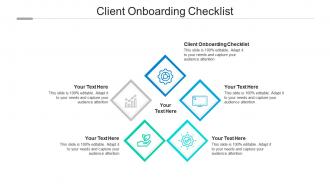 Client onboarding checklist ppt powerpoint presentation show inspiration cpb
