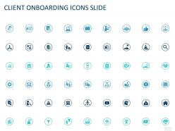 Client onboarding icons slide ppt powerpoint presentation pictures influencers