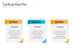 Client onboarding process automation 30 60 90 days plan ppt powerpoint presentation outline