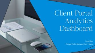 Client Portal Analytics Dashboard PPT Example VA