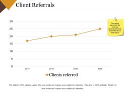 Client referrals example of ppt presentation
