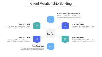 Client relationship building ppt powerpoint presentation model infographics cpb