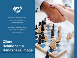 Client relationship handshake image