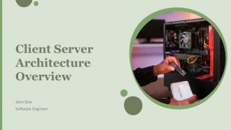 Client Server Architecture Overview PPT Graphics ACP