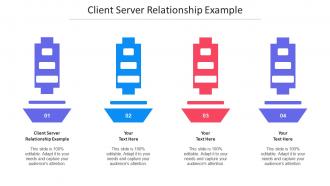 Client Server Relationship Example Ppt Powerpoint Presentation Infographic Template Diagrams Cpb
