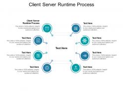 Client server runtime process ppt powerpoint presentation show format cpb