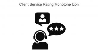 Client Service Rating Monotone Icon In Powerpoint Pptx Png And Editable Eps Format
