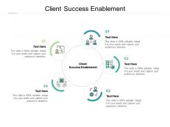 Client success enablement ppt powerpoint presentation slides example cpb