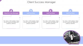 Client Success Manager In Powerpoint And Google Slides Cpb