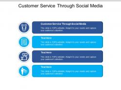 Client support through social media ppt powerpoint presentation gallery designs download cpb