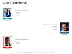 Client testimonial communication c891 ppt powerpoint presentation icon