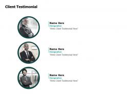Client testimonial communication f436 ppt powerpoint presentation model guidelines