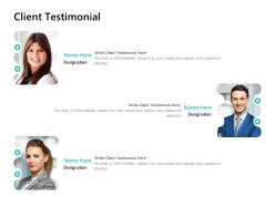 Client testimonial communication l686 ppt powerpoint presentation