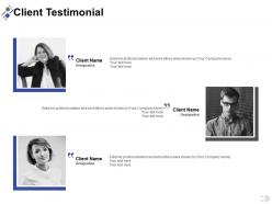Client testimonial introduction a392 ppt powerpoint presentation layouts graphics example