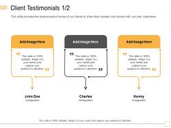 Client Testimonials Charles M1781 Ppt Powerpoint Presentation Slides Guide