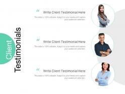 Client testimonials communication c973 ppt powerpoint presentation icon portfolio