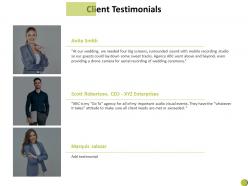 Client testimonials communication introduction c901 ppt powerpoint presentation summary microsoft