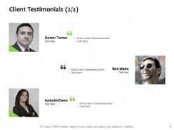 Client testimonials communication j81 ppt powerpoint presentation icon design