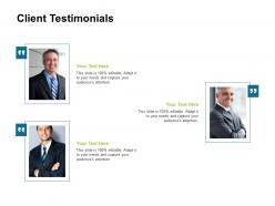 Client testimonials communication l78 ppt powerpoint presentation styles icons