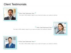 Client testimonials communication ppt powerpoint presentation professional