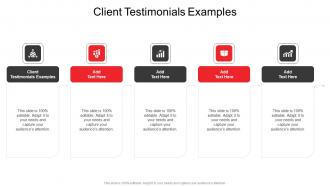 Client Testimonials Examples In Powerpoint And Google Slides Cpb