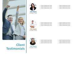 Client Testimonials Introduction A782 Ppt Powerpoint Presentation Pictures Skills