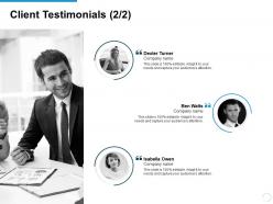 Client testimonials introduction l719 ppt powerpoint presentation ideas