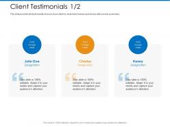 Client testimonials john m2363 ppt powerpoint presentation styles graphics design