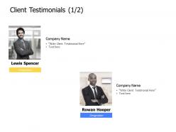 Client testimonials members k341 ppt powerpoint presentation mockup