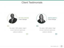 Client Testimonials Powerpoint Presentation Examples