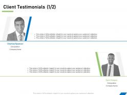 Client testimonials r77 ppt powerpoint file topics