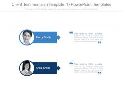 Client Testimonials Template1 Powerpoint Templates
