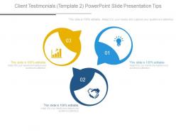 Client testimonials template2 powerpoint slide presentation tips
