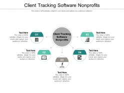 Client tracking software nonprofits ppt powerpoint presentation infographics graphics cpb