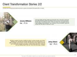 Client Transformation Stories Vast Knowledge Ppt Powerpoint Summary