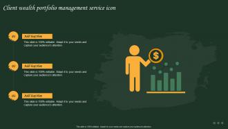 Client Wealth Portfolio Management Service Icon