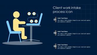Client Work Intake Process Icon