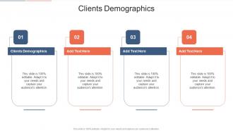 Clients Demographics In Powerpoint And Google Slides Cpb