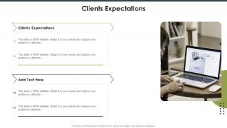 Clients Expectations In Powerpoint And Google Slides Cpb
