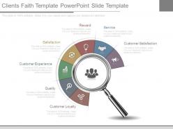 Clients faith template powerpoint slide template