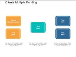 Clients multiple funding ppt powerpoint presentation file icon cpb