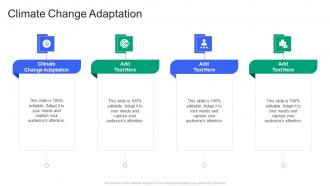 Climate Change Adaptation In Powerpoint And Google Slides Cpb